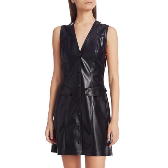 Nanushka faux leather Menphi Dress - Picture 3 of 6